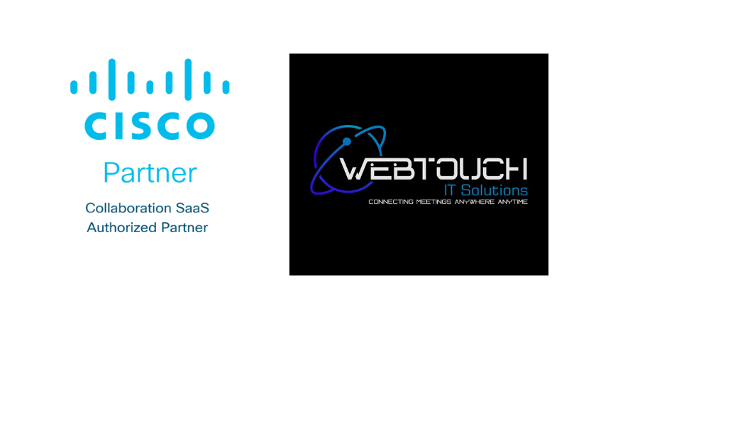Cisco Partner and Webtouch IT Solutions logos